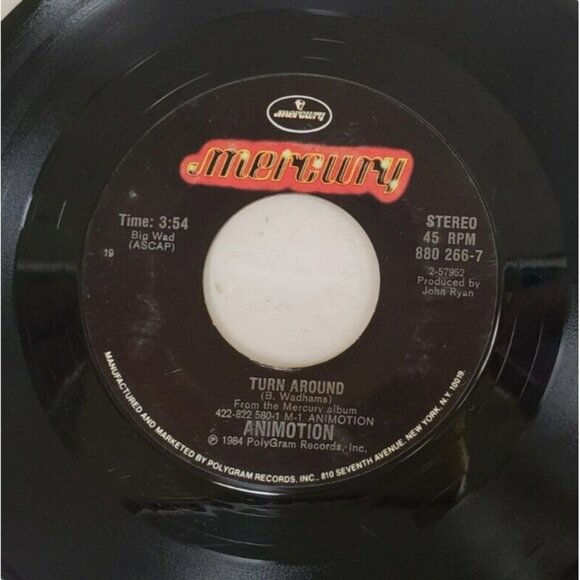Record 45 RPM Vinyl Animotion Obsession/ Turn Around VINTAGE 1984 - Picture 6 of 6